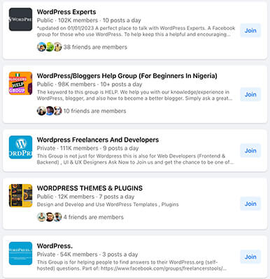 02 Facebook Groups find groups