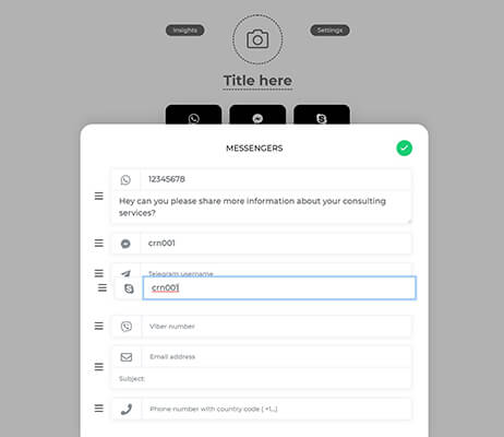 05 Mico landing page - Drag and drop