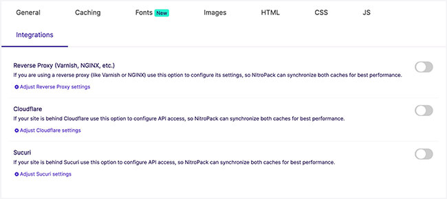 13 how to configure nitropack other tools