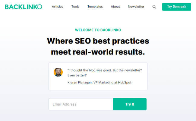 backlinko homepage