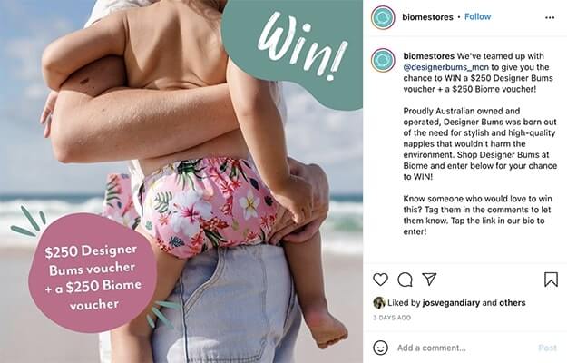 Biome joint instagram giveaway