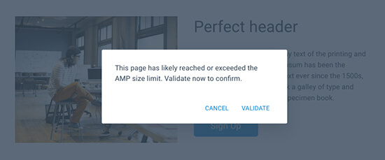 Build Validated AMP Pages
