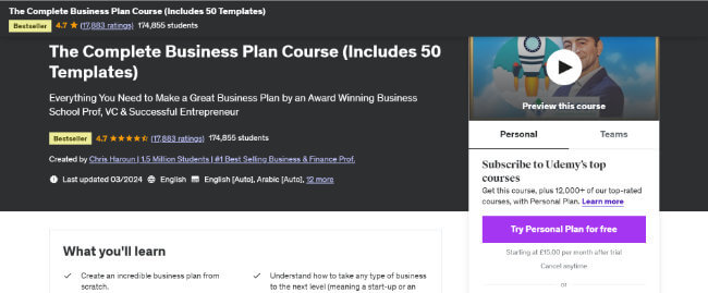 business course ideas chris haroun