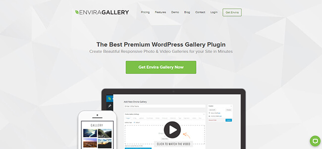 Envira Gallery Homepage