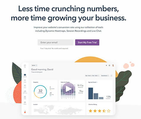 lucky orange homepage