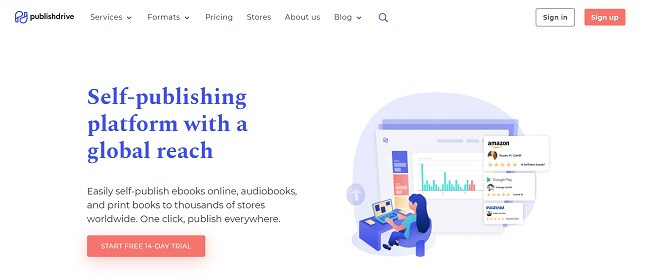 publishdrive homepage