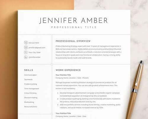 resume templates