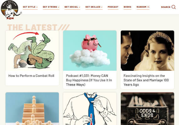 the art of manliness homepage