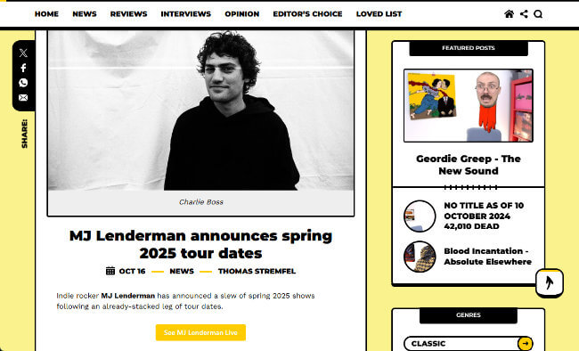 the needle drop blog post