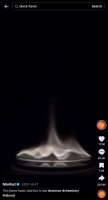 tiktok nilered colored flames