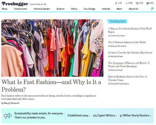 treehugger homepage