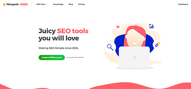 01 mangools homepage