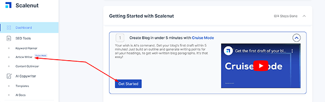 02 cruise mode get started