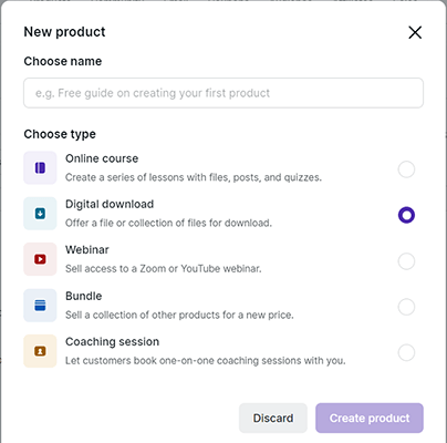 02 Digital products - Add products