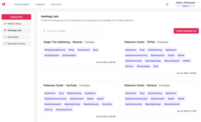 03 features hashtag categories
