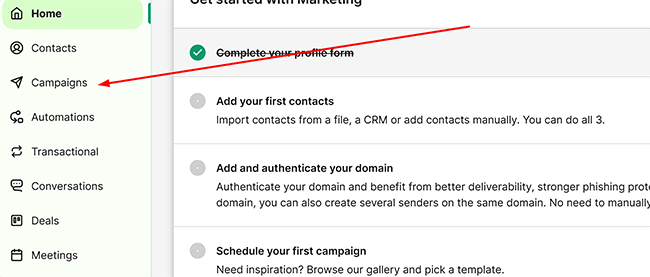 04 campaigns marketing functionality