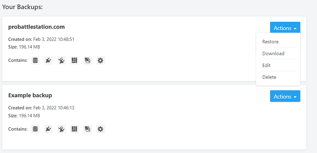 05 click on the actions tab