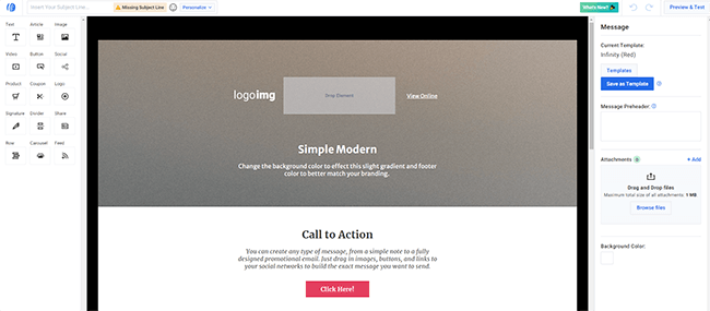 05 messages drag drop