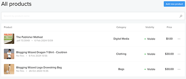 05 Step 2 - All products