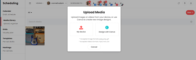 05 upload media files to pallyy