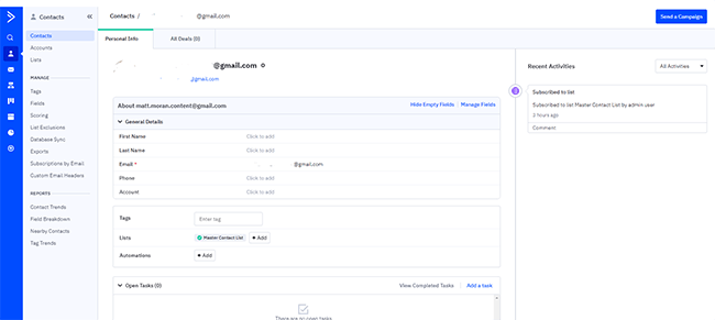 06 contacts single contact view