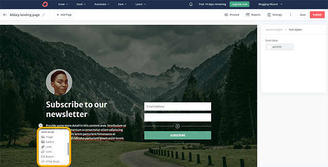 06 landing pages builder