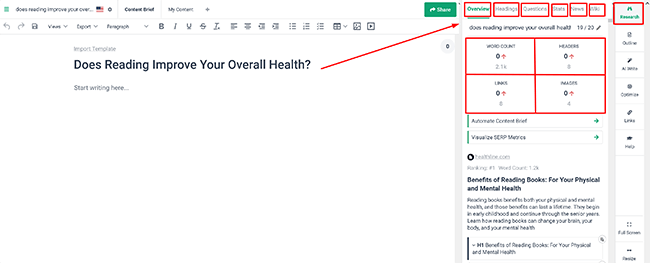 06 research panel create document