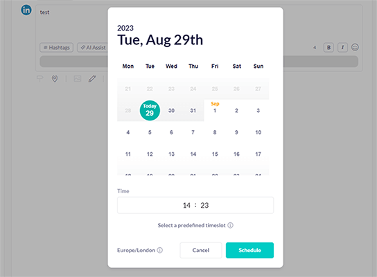 06 social media scheduler schedule