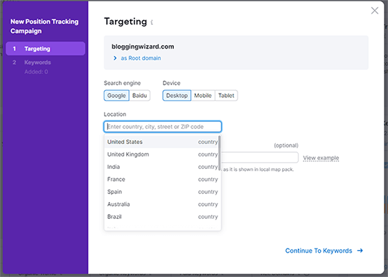 07 position tracking search rankings