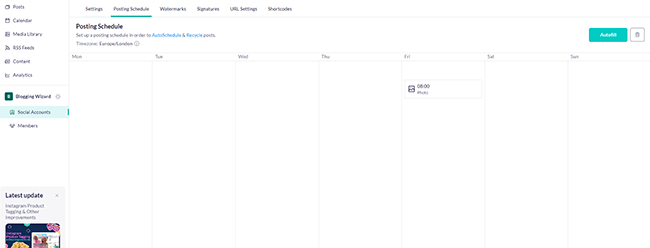 07 social media scheduler autoschedule
