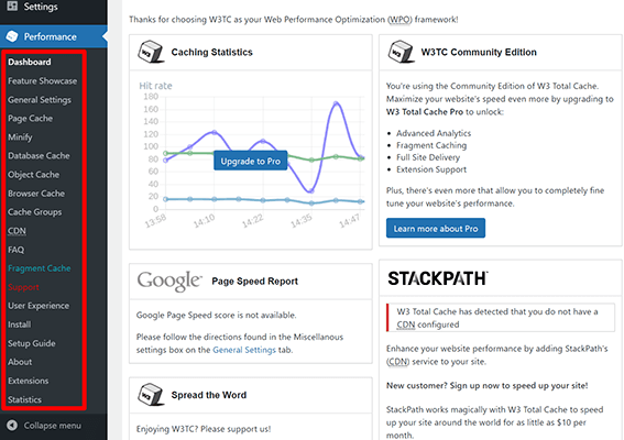 09 Advanced settings under performance tab
