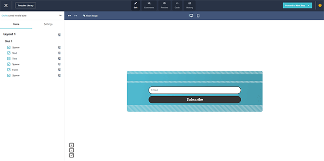 09 form builder use template