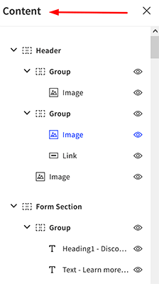 09 Landing page builder - Content