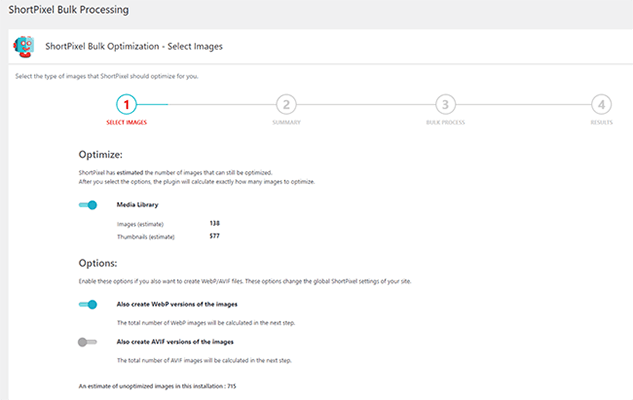 09 ShortPixel Bulk Processing