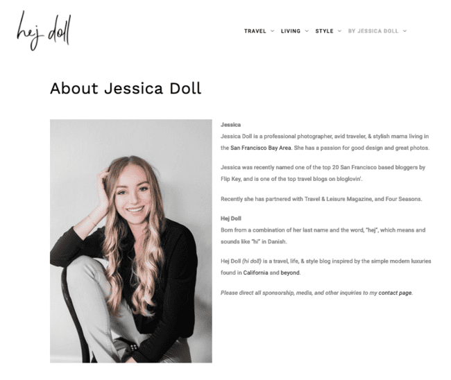 1.1 About Jessica Doll