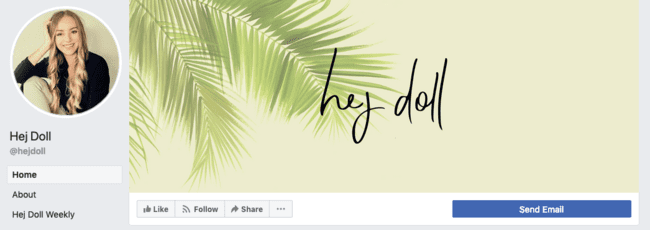 1.3 Hey Doll Facebook