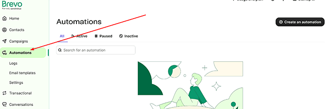 10 automations left hand side panel