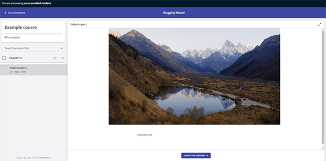 10 course preview settings enrolled student
