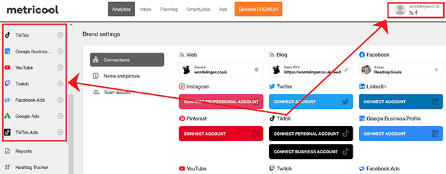 11 analytics connections