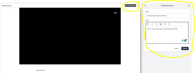 11 course preview settings create view
