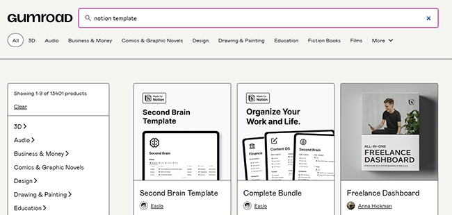11 How to sell Notion templates - Gumroad