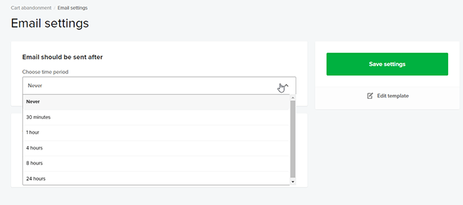 11 Marketing - email settings