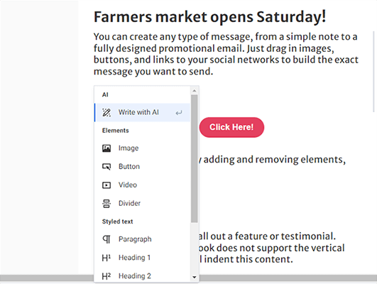 11 messages ai writer