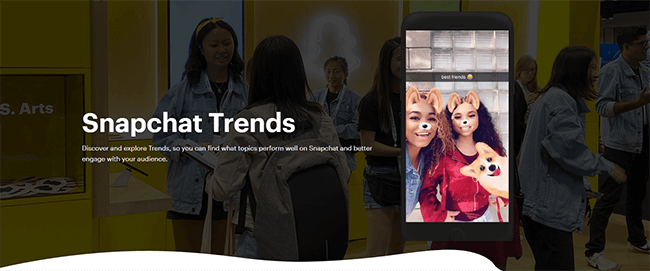 11a explore snapchat trends