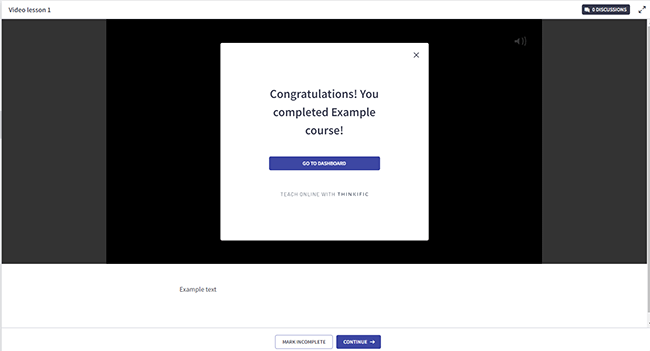 12 course preview settings complete a chapter