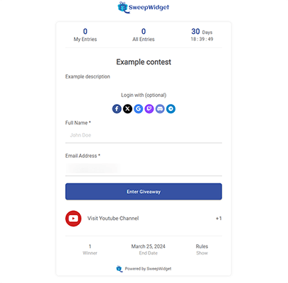 12 Easy publishing - example contest