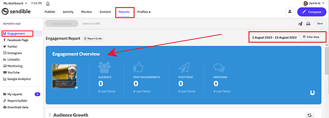 12 reports hub engagement overview