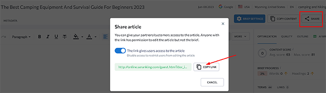 13 content editor share article