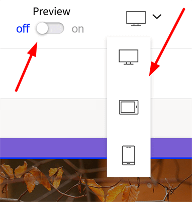 13 Landing page builder - Preview