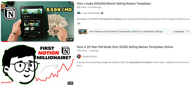 14 How much can I make selling Notion templates_ - YouTube